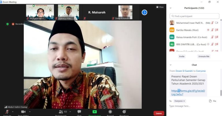 Rapat Dosen Fakultas Sains dan Teknologi UIN Sumatera